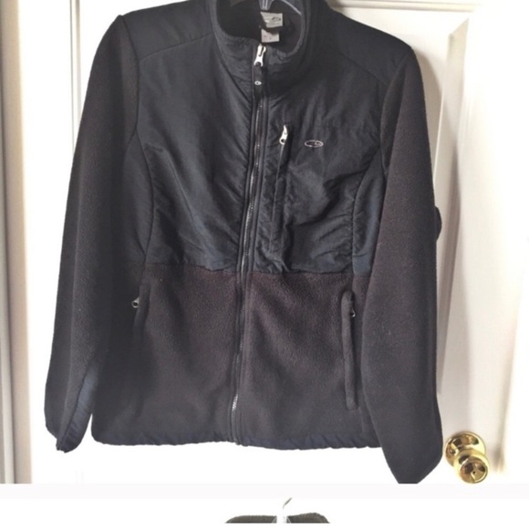 Champion Semi Fleece Jacket Black Size M - Picture 1 of 6